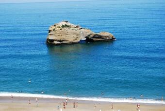 Apartamento Studio In Biarritz With Wonderful Sea View Furnished Terrace And Wifi 20 M From The Beach