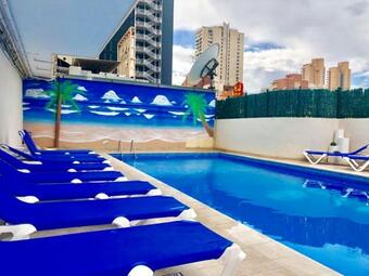 Apartamento 2 Bedrooms Appartement At Benidorm 350 M Away From The Beach With City View Shared Pool And Balcony