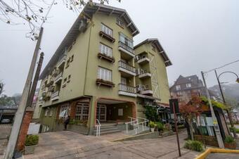 Rosa Apartamento Ed Saint Moritz Centro Gramado