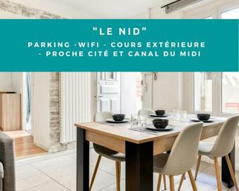 Apartamento Le Nid - Cours Exterieure - Parking - Wifi