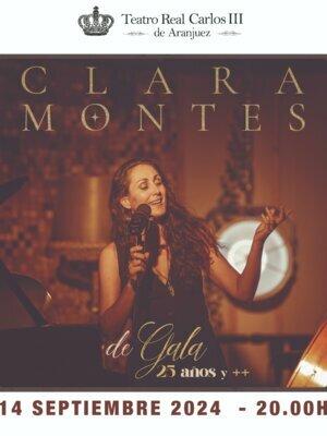 Clara Montes de gala 25 años